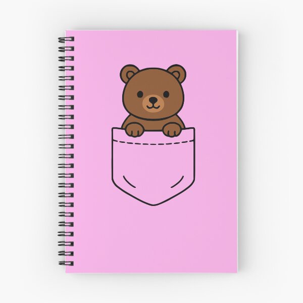 Item preview, Cute Bear Pocket Pal Funny Teddy Bear Wildlife Forest Animal designed and sold by chrisrivait.