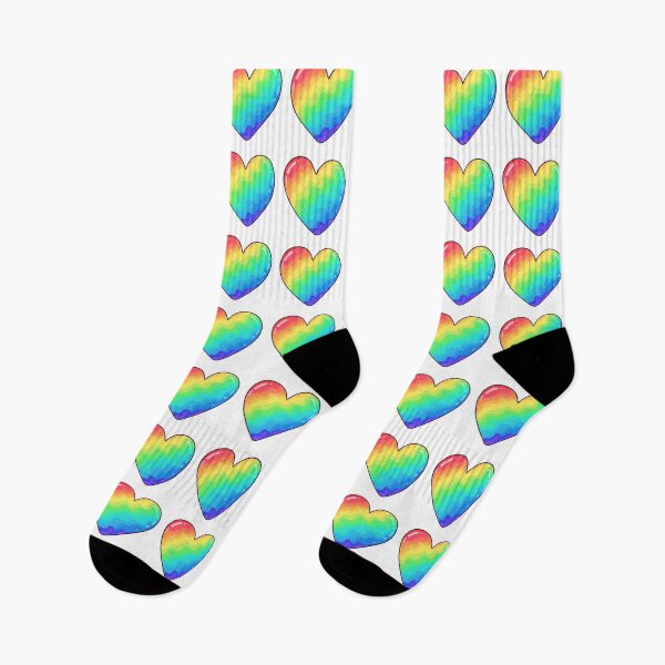 Item preview, Rainbow Wavy Heart Art designed and sold by Owcomm.