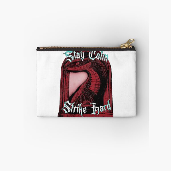 Item preview, Stay Calm Strike Hard - Gothic Red Snake Design designed and sold by Korvus Wear.