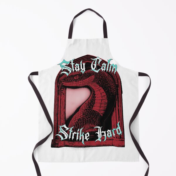 Item preview, Stay Calm Strike Hard - Gothic Red Snake Design designed and sold by Korvus Wear.