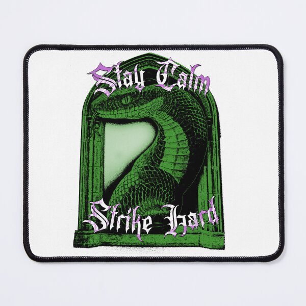 Item preview, Stay Calm Strike Hard - Gothic Green Snake Design designed and sold by Korvus Wear.