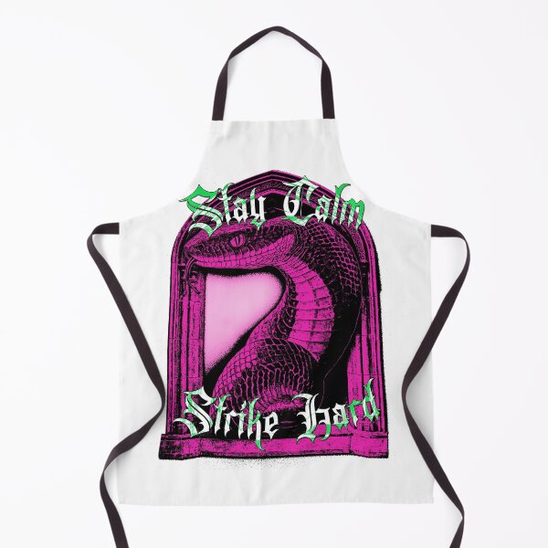 Item preview, Stay Calm Strike Hard - Gothic Pink Snake Design designed and sold by Korvus Wear.