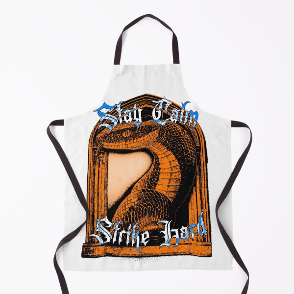 Item preview, Stay Calm Strike Hard - Gothic Orange Snake Design designed and sold by Korvus Wear.