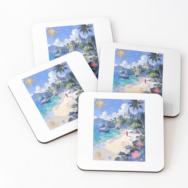 Item preview, Beach Fantasy | Anime-Style Tropical Thailand designed and sold by konthai.familyart.