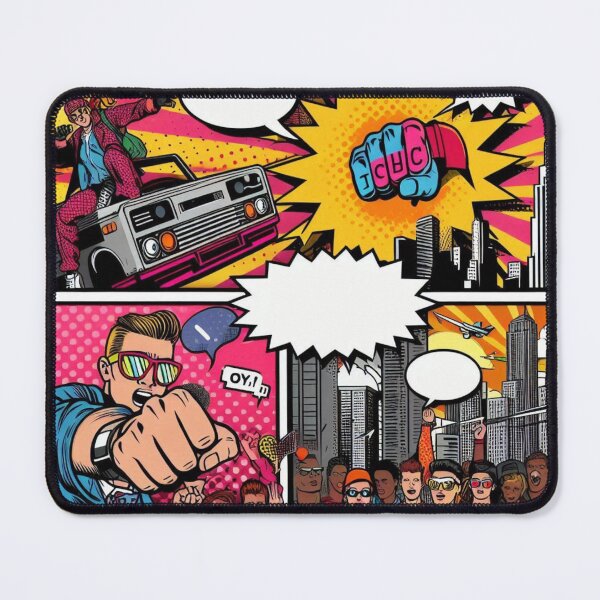 Item preview, 90s Comic Vibes – Comic Sans Panel with Bold Speech Bubble designed and sold by ashokreddy343.