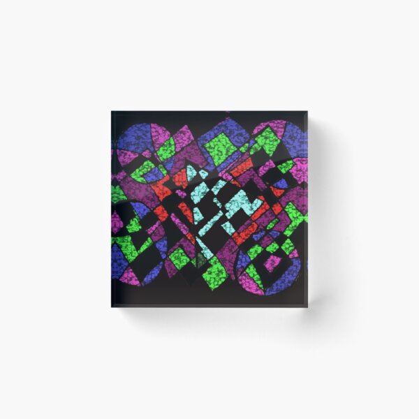 Item preview, Stone Wall 4 Circles 1 Triangle Abstract   designed and sold by SmashingDeals.