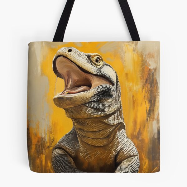 Item preview, Stunning Komodo dragon Painting for Home & Office designed and sold by LazyOwlStore.