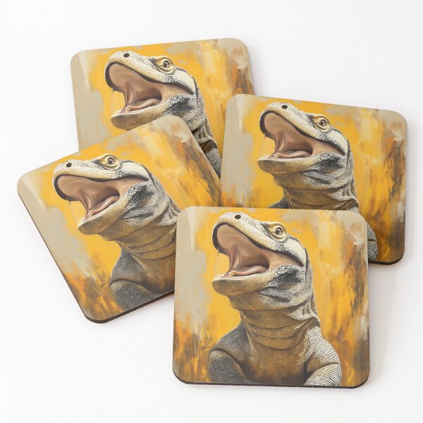 Item preview, Stunning Komodo dragon Painting for Home & Office designed and sold by LazyOwlStore.