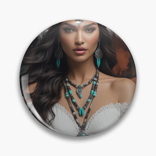 Item preview, Fantasy Inspired Boho Tribal Woman designed and sold by ConnieVZ.