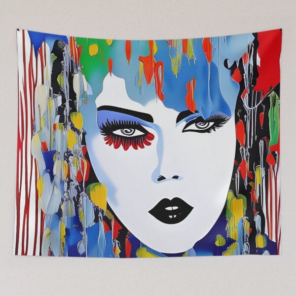 Item preview, Paint Punk Face Modern 3 designed and sold by NMB-ART-Design.