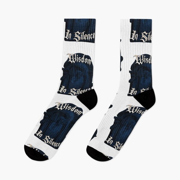 Item preview, Wisdom in Silence – Gothic Owl Design (Blue Version) designed and sold by Korvus Wear.