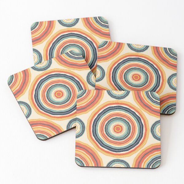 Item preview, Mid Century Modern Geometric Circle Pattern   designed and sold by Prints and Lifestyle.