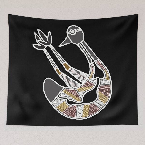 Item preview, Dhinawan Emu Aboriginal Art | Gamilaraay | Gomeroi | Ally Friendly designed and sold by D K Trindall.