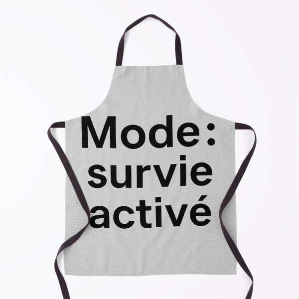 Item preview, Mode: Survival On – Funny Minimalist Introvert Burnout Phrase designed and sold by carre stone.
