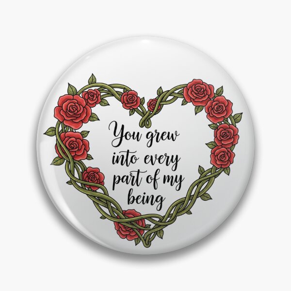 Item preview, You Grew Into Every Part Of My Being Rose Heart designed and sold by Owcomm.