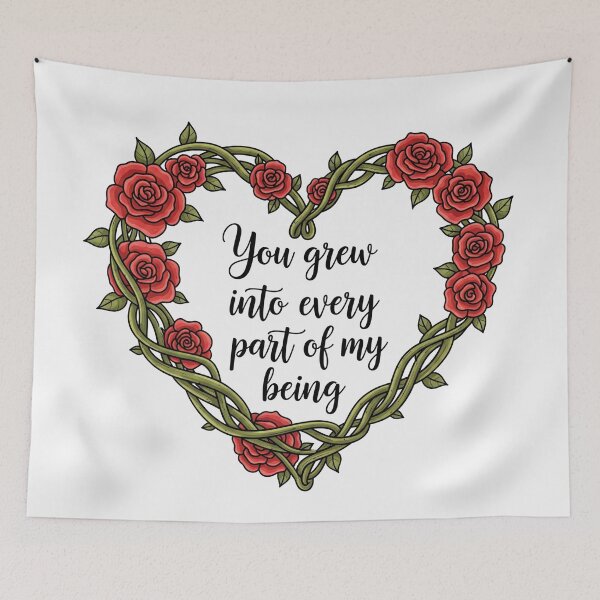 Item preview, You Grew Into Every Part Of My Being Rose Heart designed and sold by Owcomm.