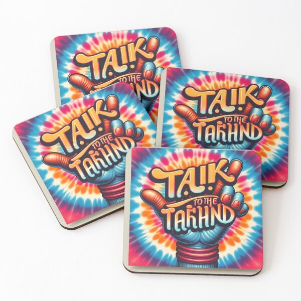 Item preview, Talk to the Hand – Bubble Letter Slogan on Tie-Dye Vibes designed and sold by ashokreddy343.