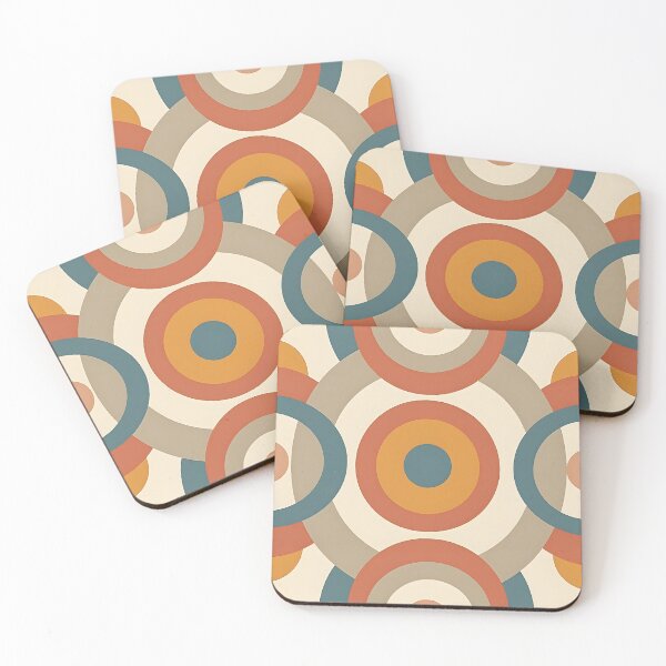 Item preview, Mid Century Modern Liquid Swirl,  Red  #4 designed and sold by Prints and Lifestyle.