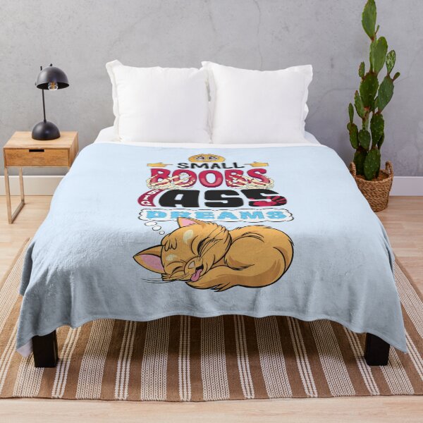 Item preview, Small things big dreams funny cat designed and sold by bemeowvelous collections.