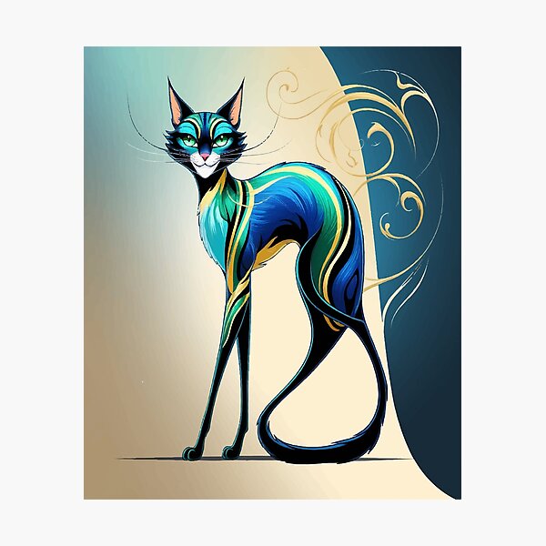 Artikel-Vorschau von Mystische Schnurrhaare – Elegante Fantasy-Katzenkunst, designt und verkauft von YumnaMaaz.