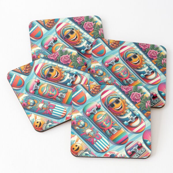 Item preview, Skater Flashback – 1990s Deck Pattern Design designed and sold by ashokreddy343.