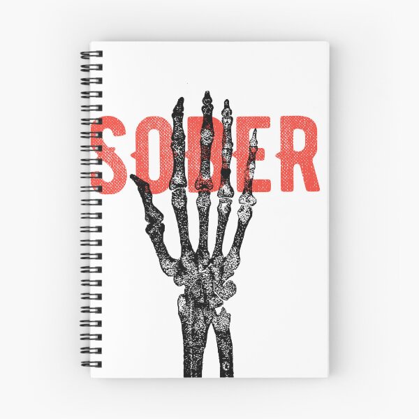 Item preview, Sober Skeleton Hand designed and sold by RoydonRoadTees.