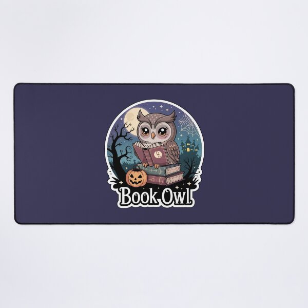 Item preview, Book Owl – Cute Halloween Chibi Owl Reading Sticker designed and sold by Nuist25.