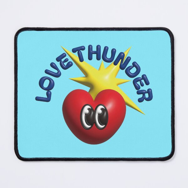 Item preview, LOVE THUNDER – Cute Heart & Lightning Pop Art Design designed and sold by hyehye33.