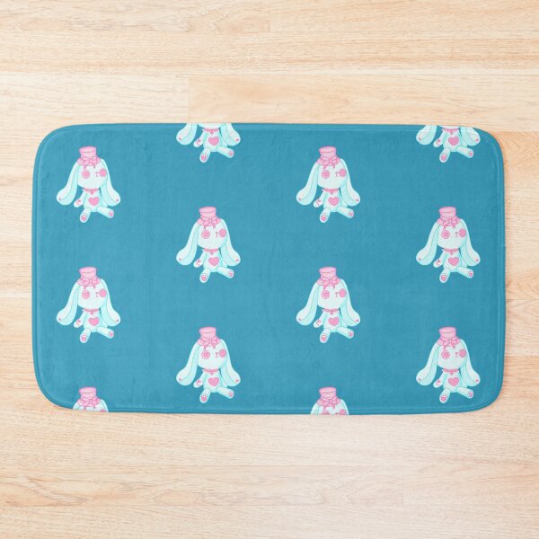 Item preview, Cuddly toy with rabbit motif, designed in a melancholic emo look designed and sold by katecheerycake.