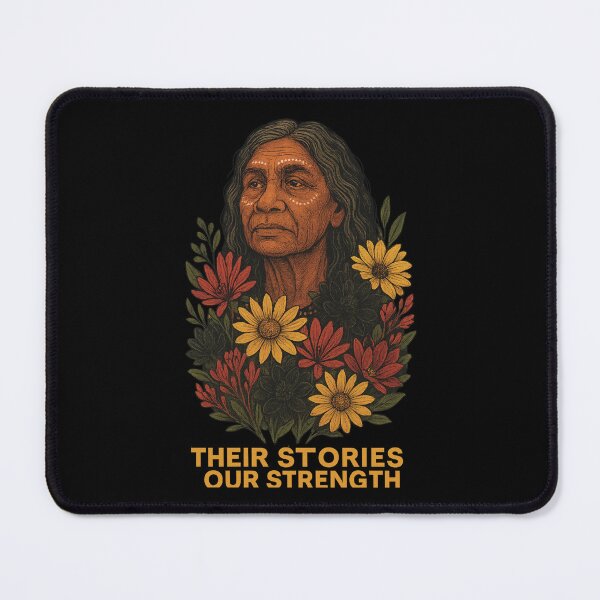 Item preview, Their Stories Our Strength | Aboriginal Flag Colours | Elders designed and sold by D K Trindall.