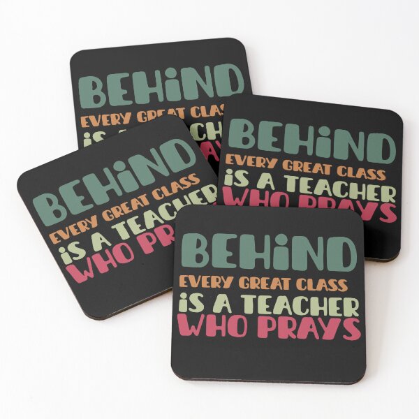 Item preview, "Behind every great class is a teacher who prays" Blessed T-shirt designed and sold by OrtegaGrace.