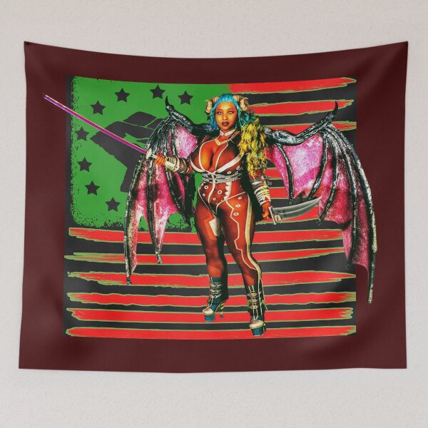 Item preview, The Hellscape Heroine designed and sold by Alphaholics Non-Anonymous Art Studios.