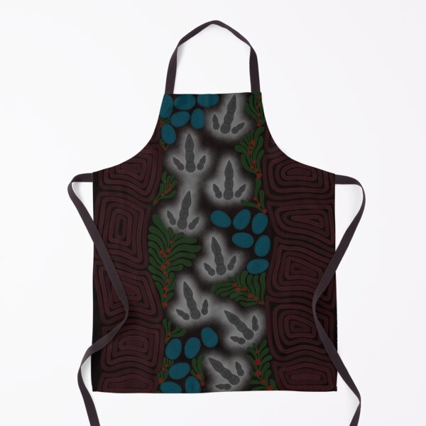 Item preview, Emu and bush tomato season Aboriginal artwork designed and sold by D K Trindall.