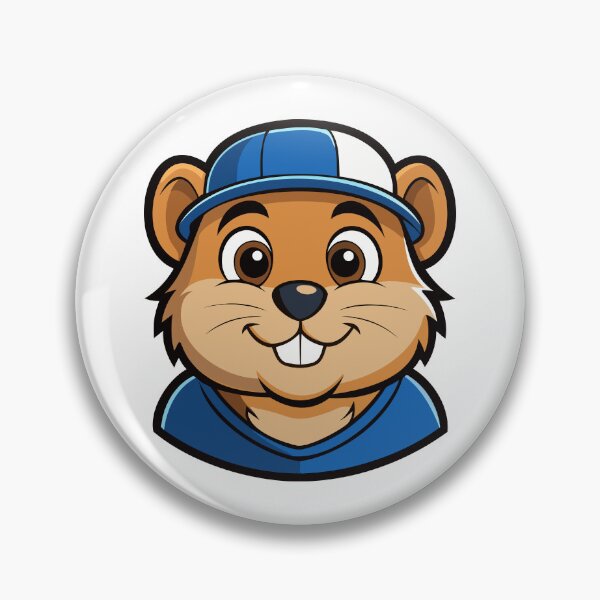 Item preview, Smiling Hamster Athlete in Blue Baseball Cap. designed and sold by GregorySmithRed.