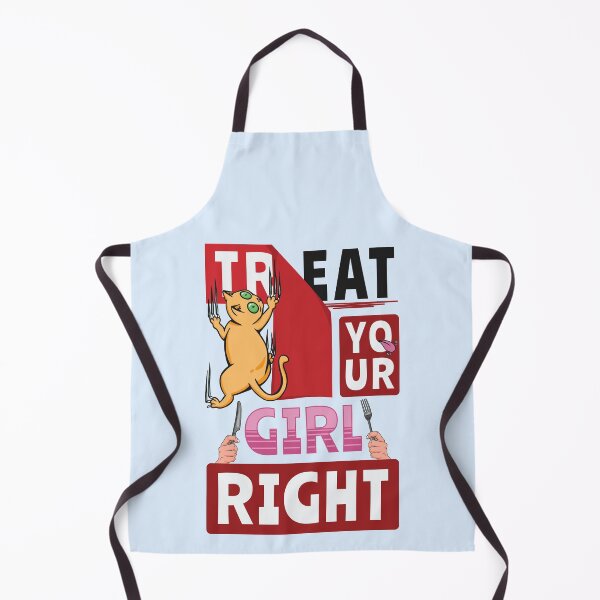 Item preview, Treat your girl right funny cat designed and sold by bemeowvelous collections.