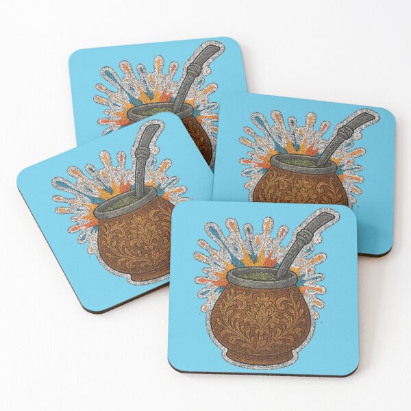 Item preview, I LOVE MATE! – Yerba Mate Bombilla Art designed and sold by YG - YiddisheGesheft.