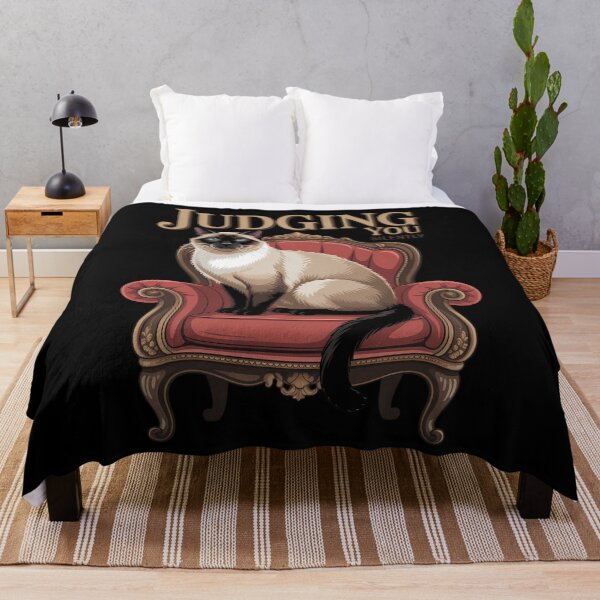 Item preview, Judging You Silently Siamese Cat Attitude designed and sold by blueyeeti.