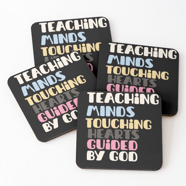 Item preview, "Teaching minds, touching hearts, guided by God" Blessed T-shirt designed and sold by OrtegaGrace.