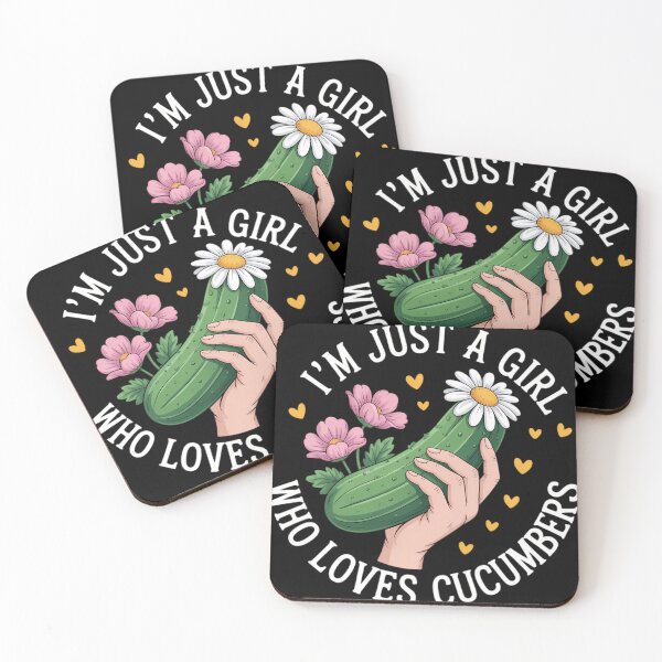 Item preview, Just A Girl Who Loves Cucumbers designed and sold by blueyeeti.