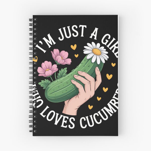 Item preview, Just A Girl Who Loves Cucumbers designed and sold by blueyeeti.