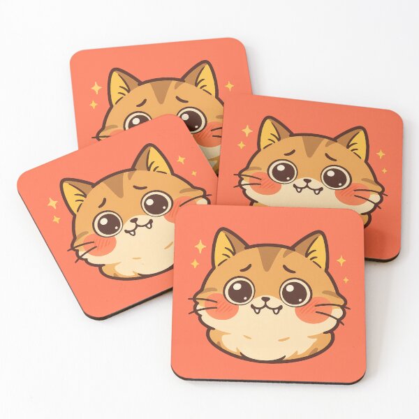 Item preview, Chubby Cat Funny Face Art designed and sold by Yuliya Brush.