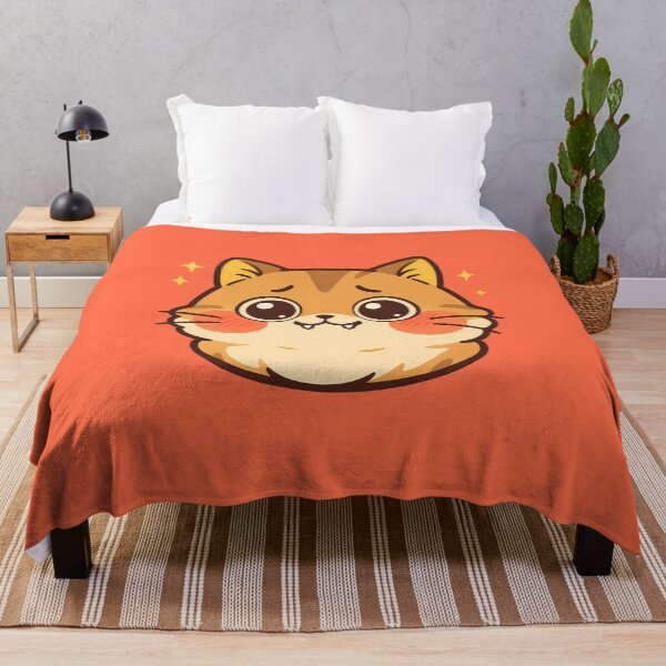 Item preview, Chubby Cat Funny Face Art designed and sold by Yuliya Brush.