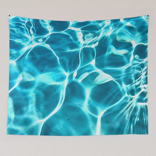 Item preview, Electric Blue Pool Ripples designed and sold by Exodoi.