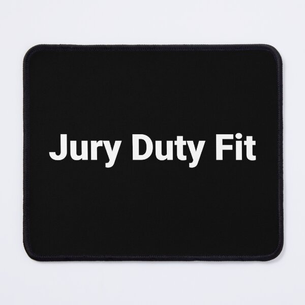 Item preview, Jury Duty Fit designed and sold by Text-based T-Shirts and Gifts.