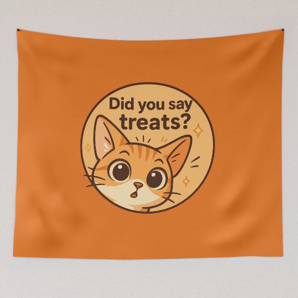 Item preview, Curious Cat Ear Treat Moment designed and sold by Yuliya Brush.