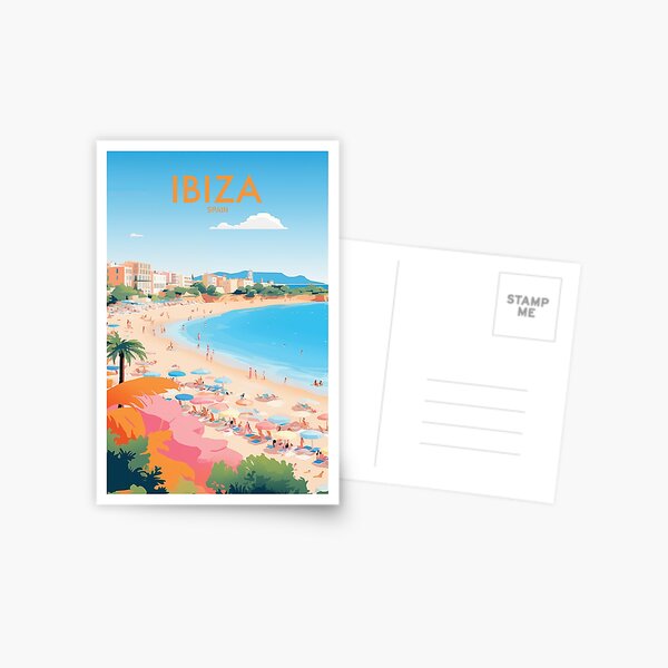Item preview, IBIZA TRAVEL ART designed and sold by MarkedArtPrints.