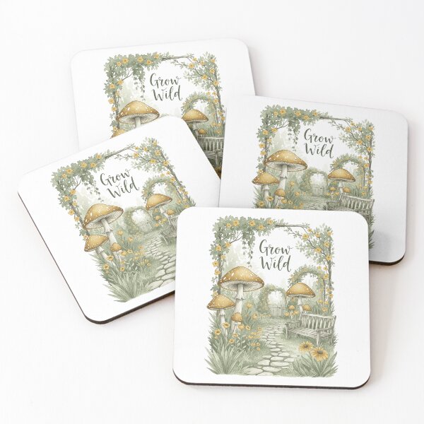Item preview, Grow Wild & Free: Embrace Personal Growth & Self-Acceptance designed and sold by RehanInkDesigns.