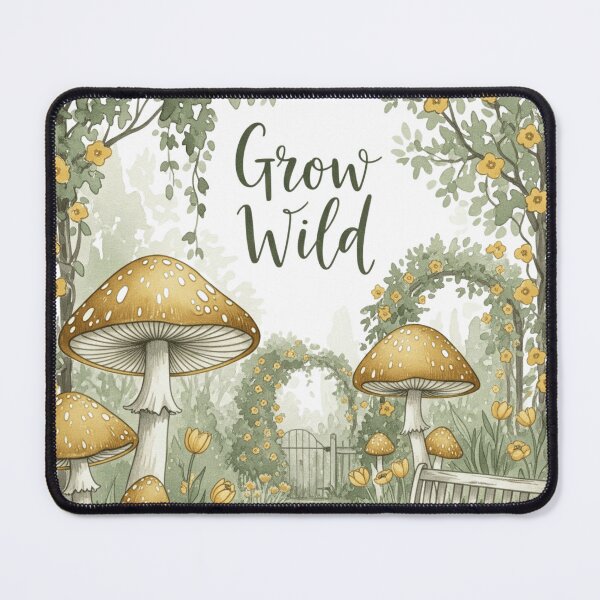 Item preview, Grow Wild & Free: Embrace Personal Growth & Self-Acceptance designed and sold by RehanInkDesigns.