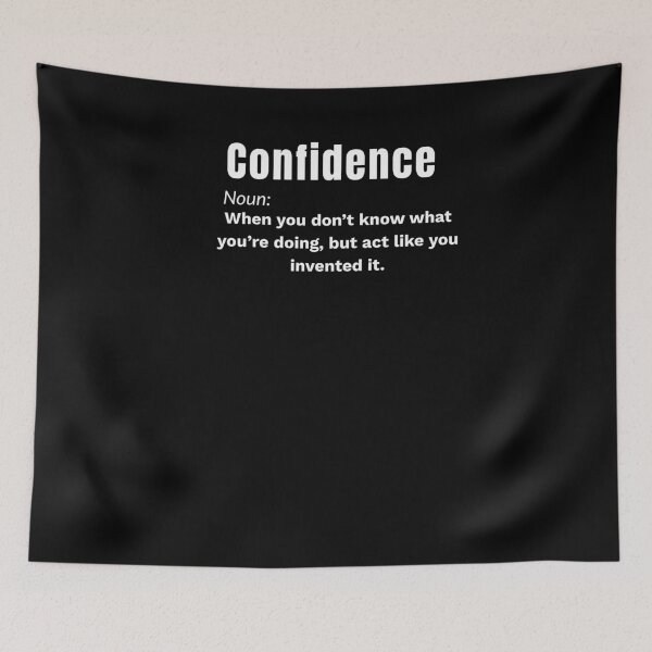 Item preview, Confidence Definition – Funny Bold Confidence Shirt designed and sold by Teenomix.