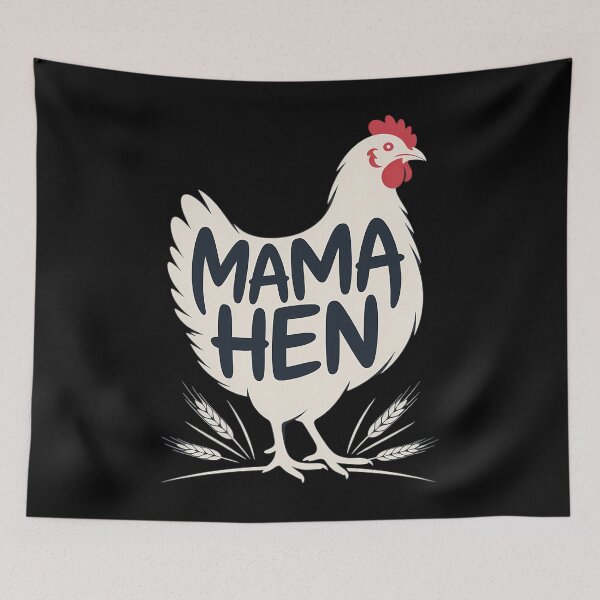 Item preview, Mama Hen Motherhood Chicken designed and sold by blueyeeti.